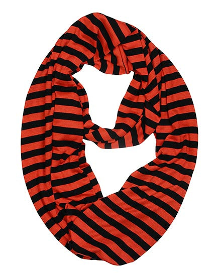 Black/Orange Infinity Scarf