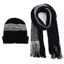 Load image into Gallery viewer, Men&#39;s Winter Knit Scarf and Hat Set
