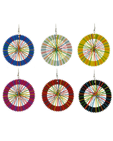 Colorful Wheel Wooden hoop