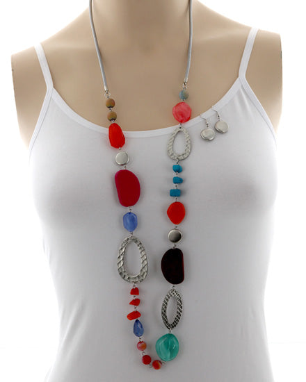 X-Long Multi Necklace set