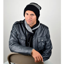 Load image into Gallery viewer, Men&#39;s Winter Knit Scarf and Hat Set
