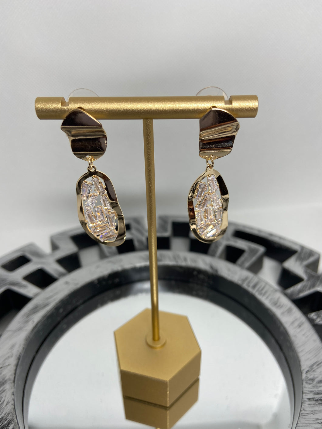 CZ Drop Earring