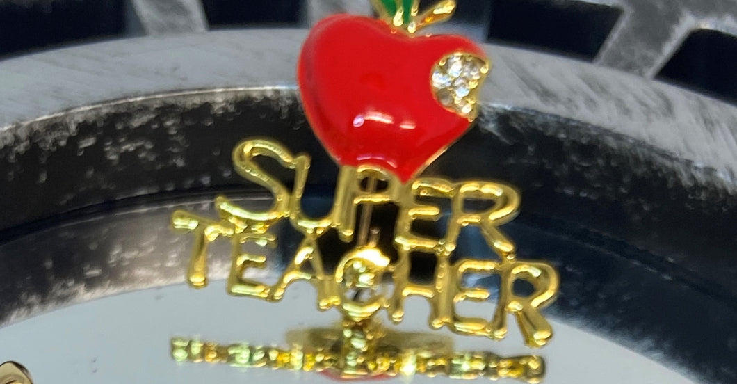 Brooch (Pin): Super Teacher