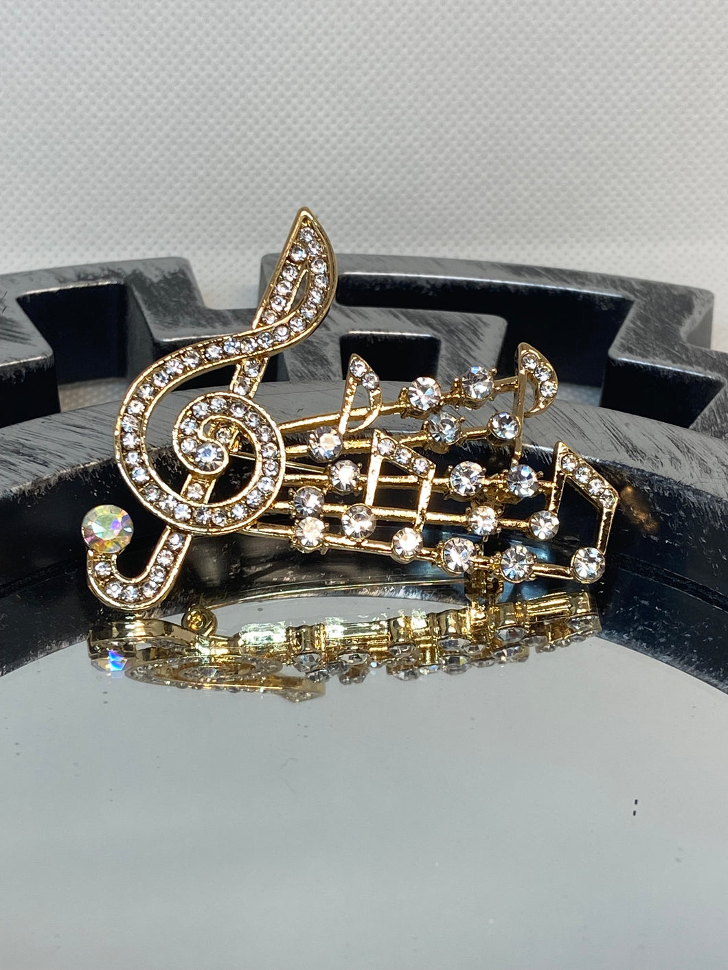 Brooch (Pin): Music Note