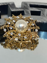 Load image into Gallery viewer, Brooch (Pin): Pearl in the Web
