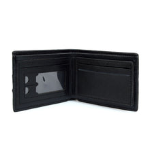 Load image into Gallery viewer, Bi-Fold Leather Wallet with Striped Decoration
