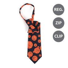 Load image into Gallery viewer, Boy&#39;s Basketball Novelty Tie
