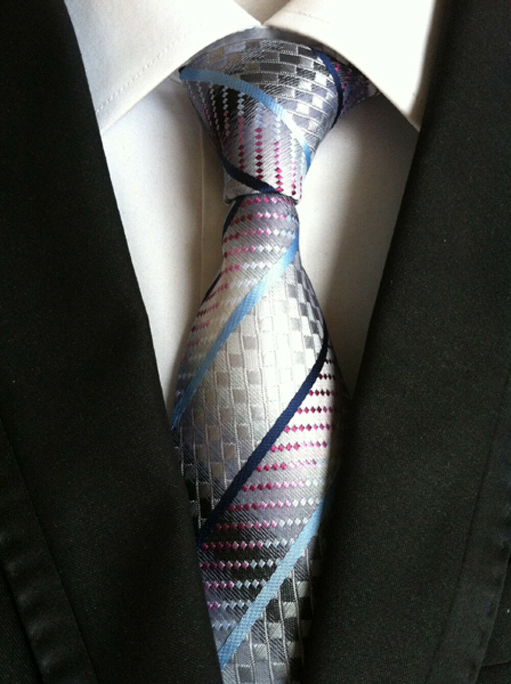 Patterned Stripped Tie